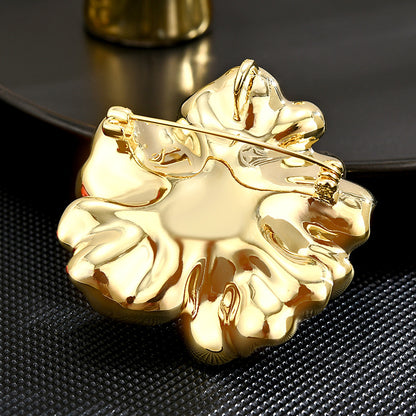 Pearl Peony Brooch