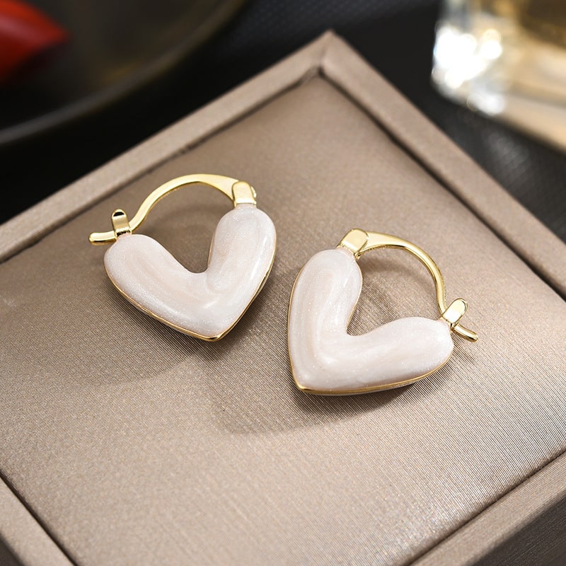 Heart earrings