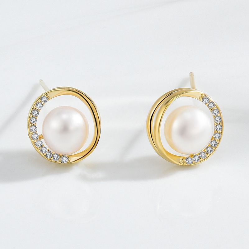 Pearl Hollow Earrings