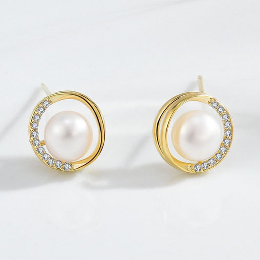 Pearl Hollow Earrings