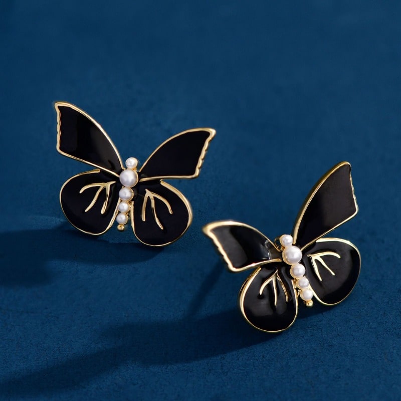 Vintage Butterfly Earrings