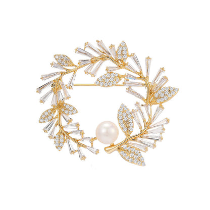 Vintage Pearl Garland Brooch